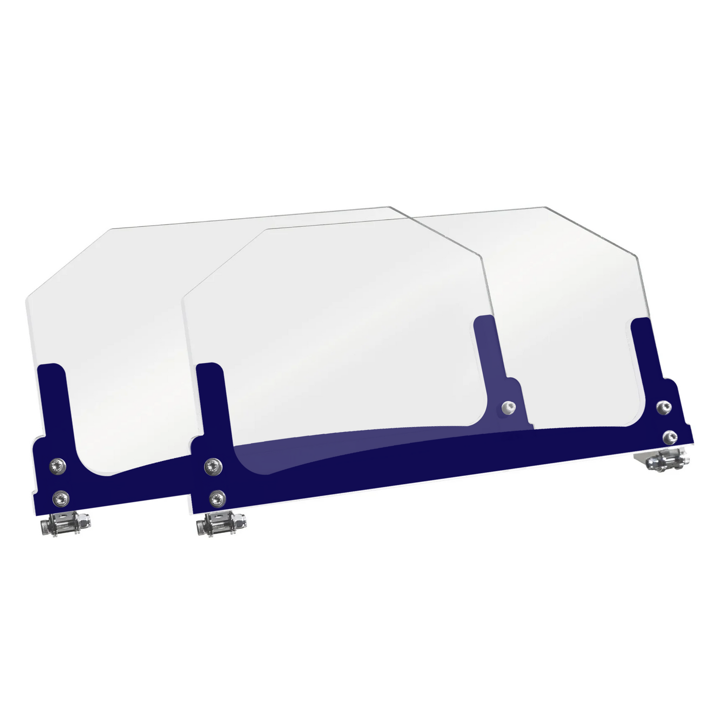 Black Angled Aeroscreens for Classic Cars