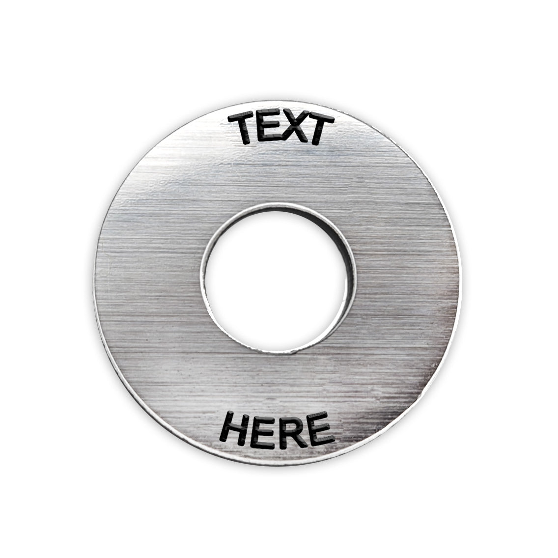Circle Silver - Toggle Switch Tag Tab Labels Classic Car Boat - Classic Gent