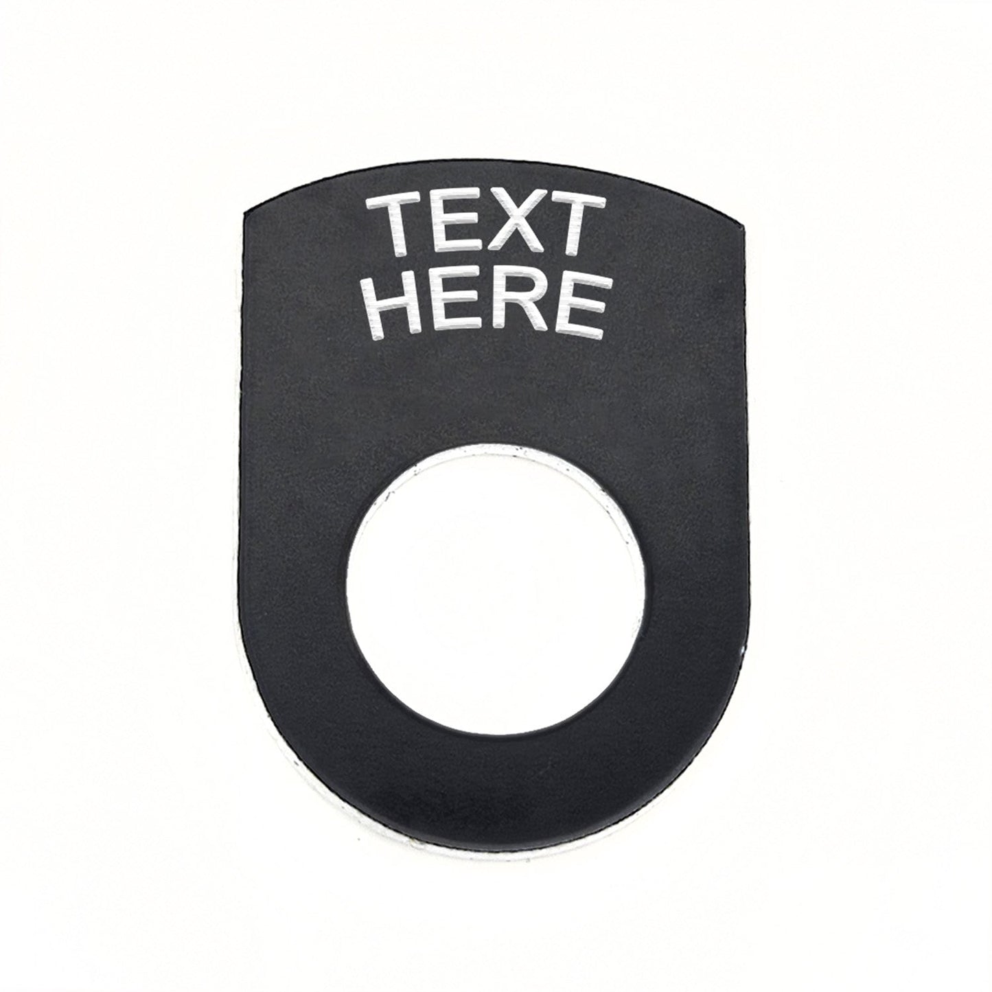 Text Above Black - Toggle Switch Tag Tab Labels Classic Car Boat - Classic Gent