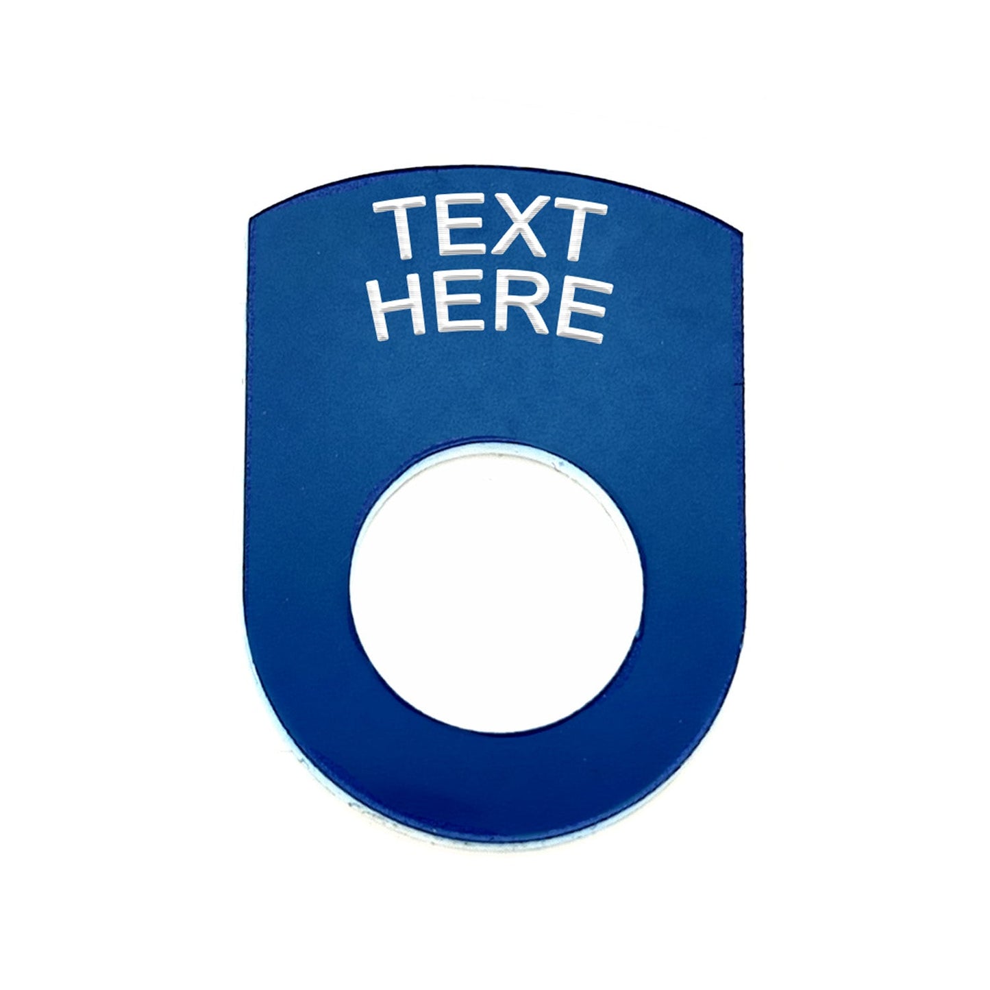 Text Above Blue - Toggle Switch Tag Tab Labels Classic Car Boat - Classic Gent