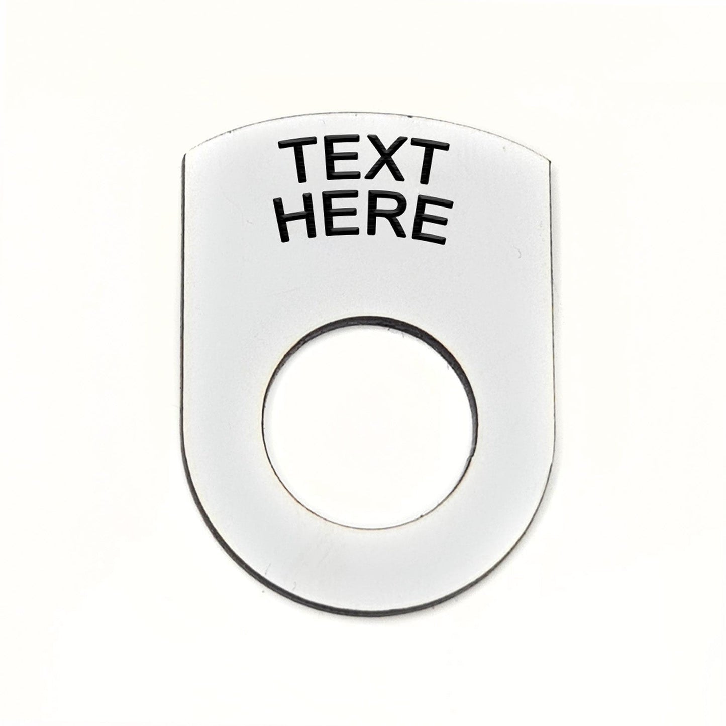 Text Above White - Toggle Switch Tag Tab Labels Classic Car Boat - Classic Gent