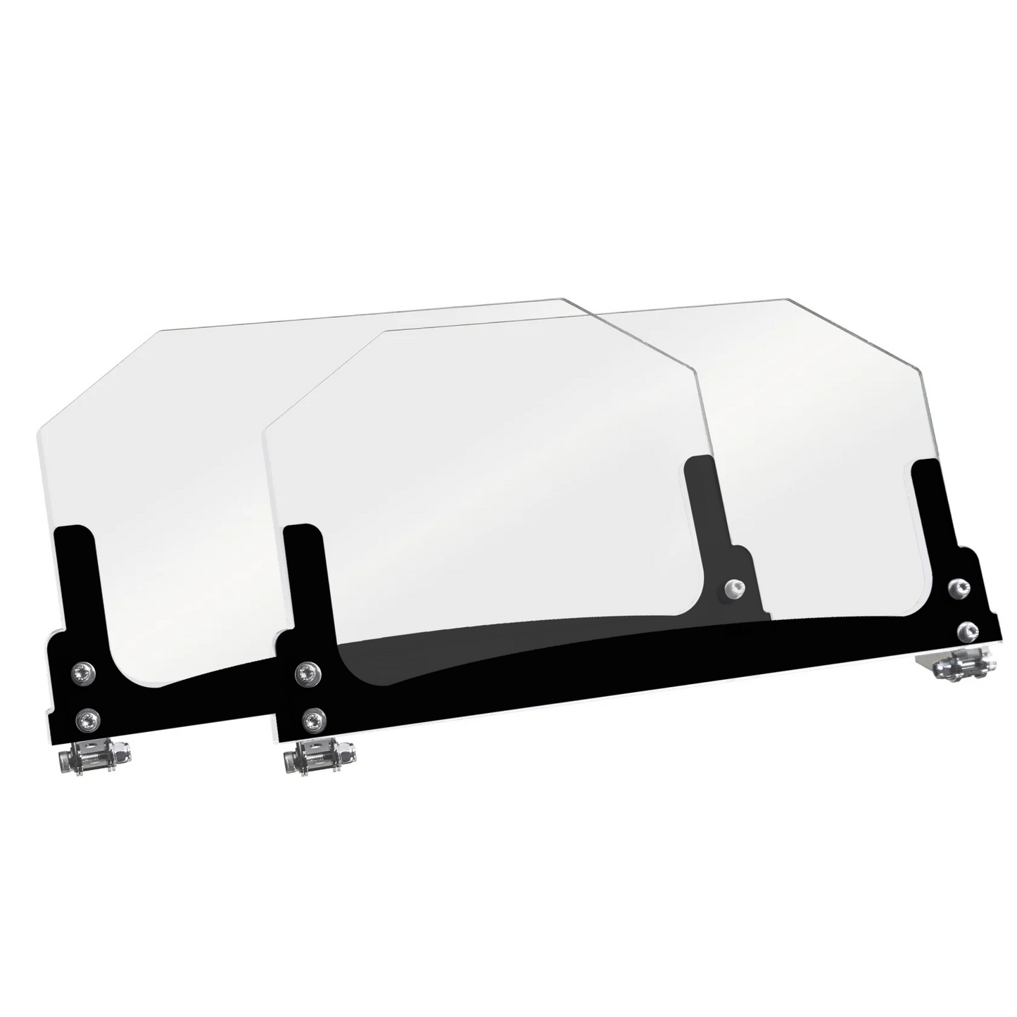 Black Angled Aeroscreens for Classic Cars