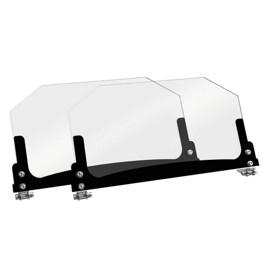 Black Angled Aeroscreens for Classic Cars