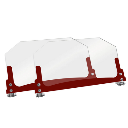 Black Angled Aeroscreens for Classic Cars