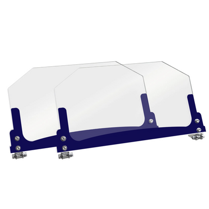 Black Angled Aeroscreens for Classic Cars