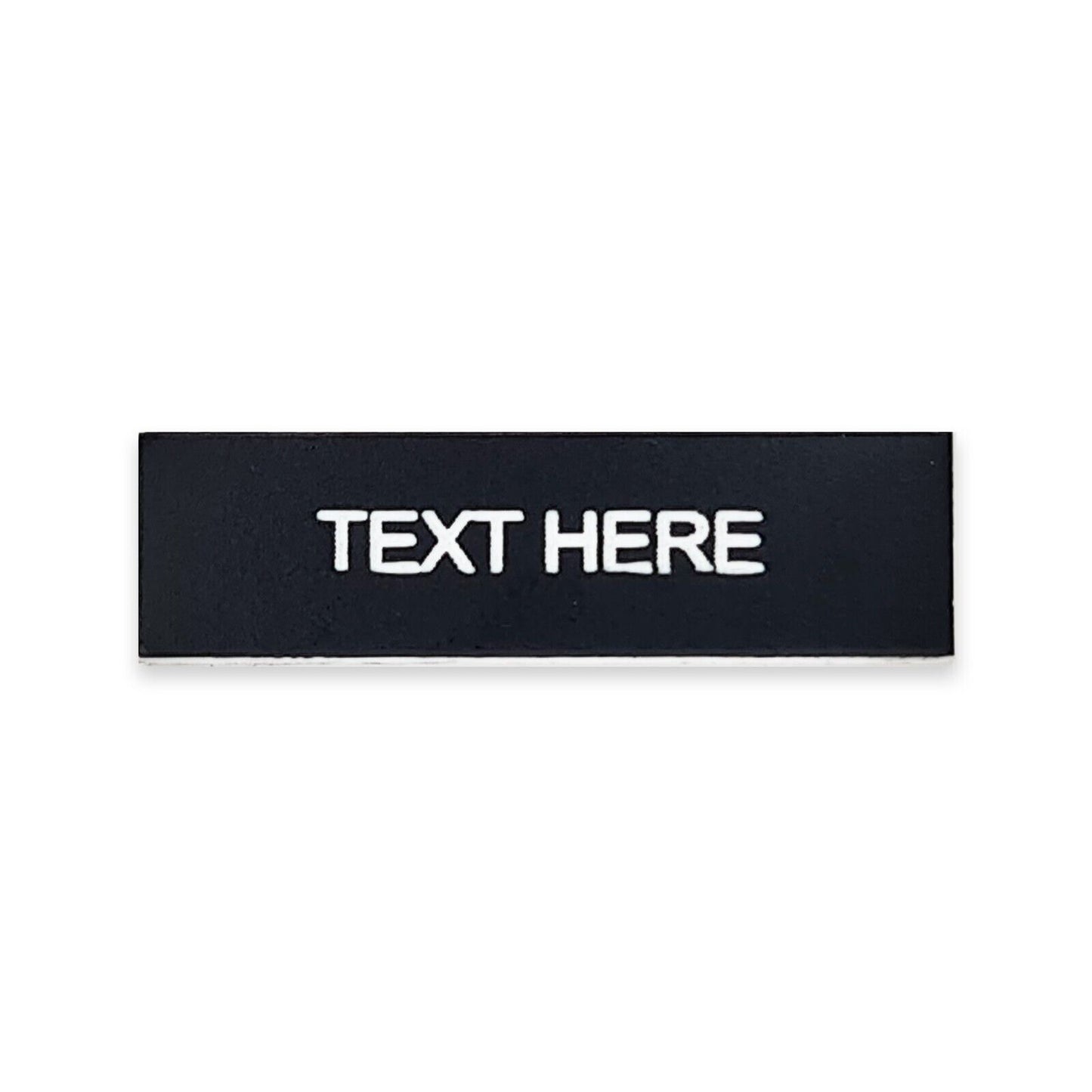 Rectangular Black - Toggle Switch Tag Labels (3M Backed)