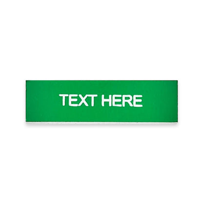 Rectangular Black - Toggle Switch Tag Labels (3M Backed)