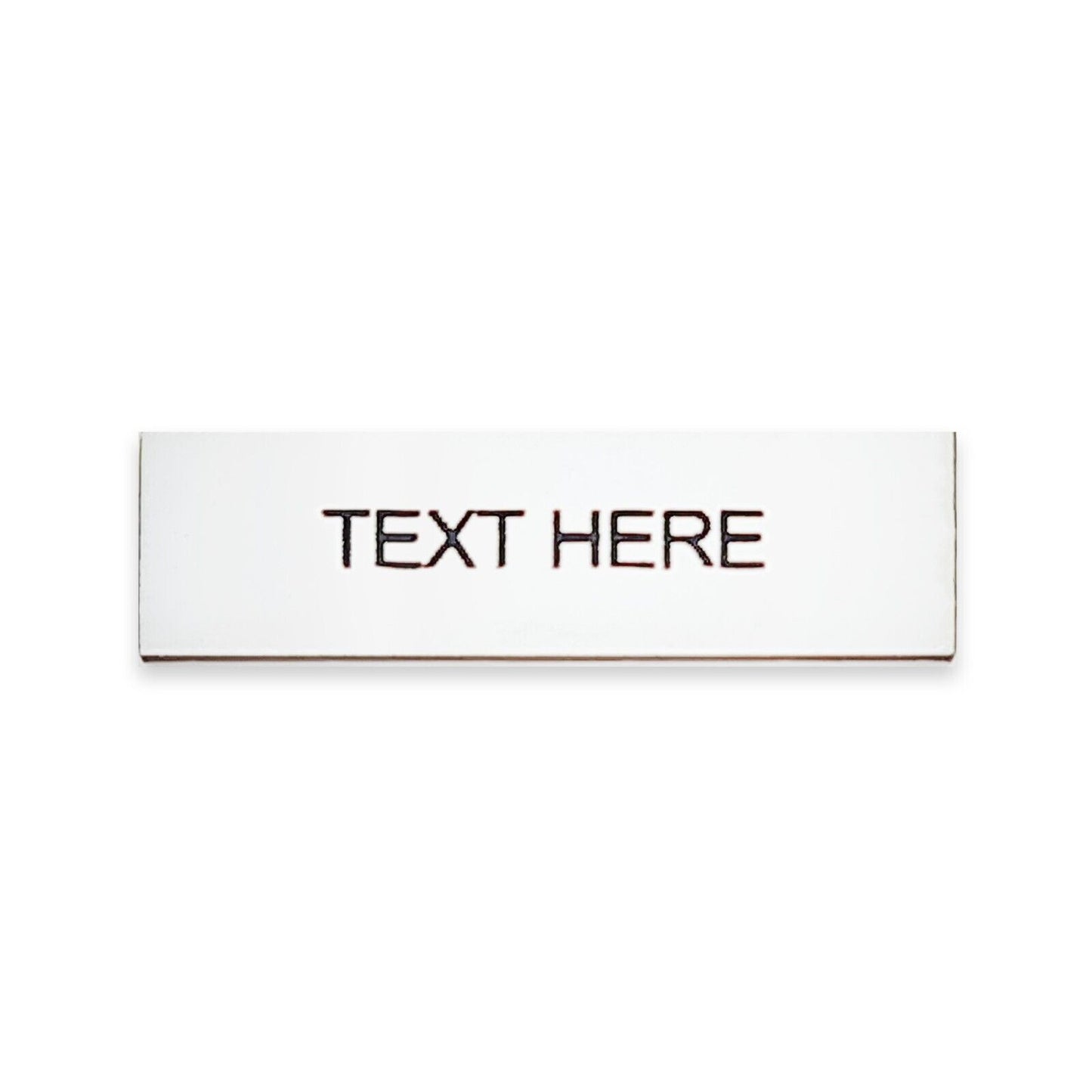 Rectangular Black - Toggle Switch Tag Labels (3M Backed)