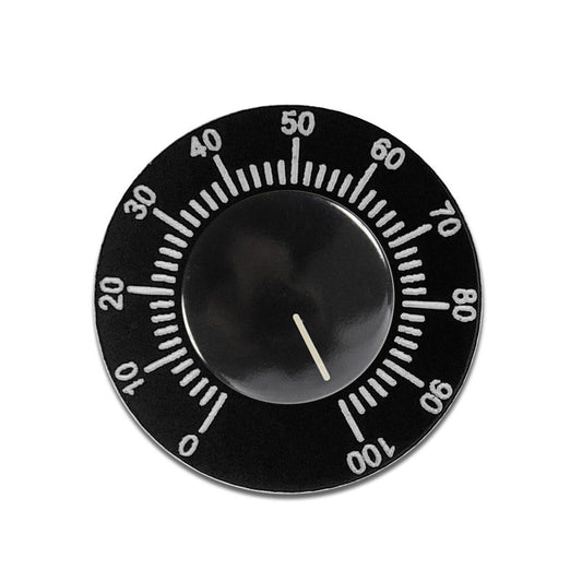 Circle Black - Dial Switch Tag 1-100 - Classic Gent