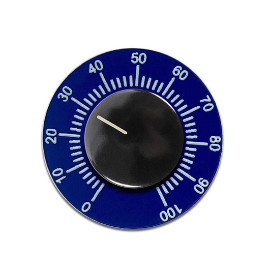 Circle Blue- Dial Switch Tag 1-100 - Classic Gent
