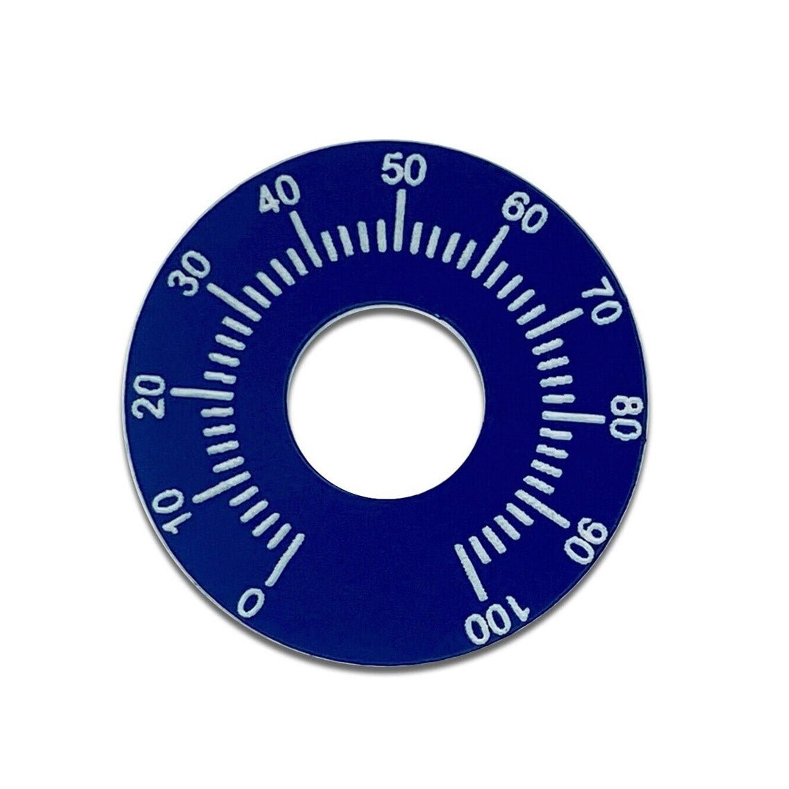 Circle Blue- Dial Switch Tag 1-100 - Classic Gent