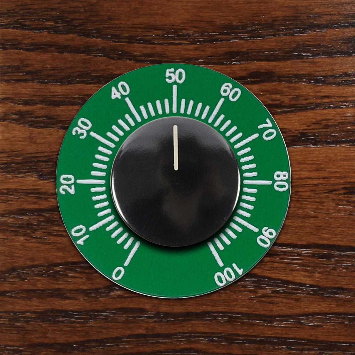 Circle Green - Dial Switch Tag 1-100 - Classic Gent