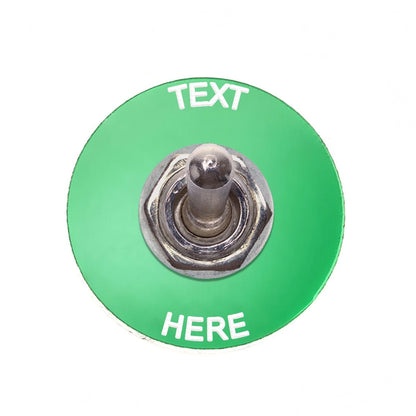 Circle Green - Toggle Switch Tag Tab Labels Classic Car Boat - Classic Gent