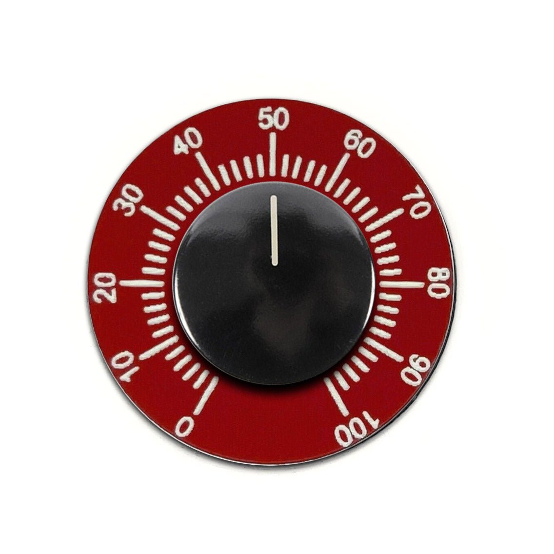Circle Red - Dial Switch Tag 1-100 - Classic Gent