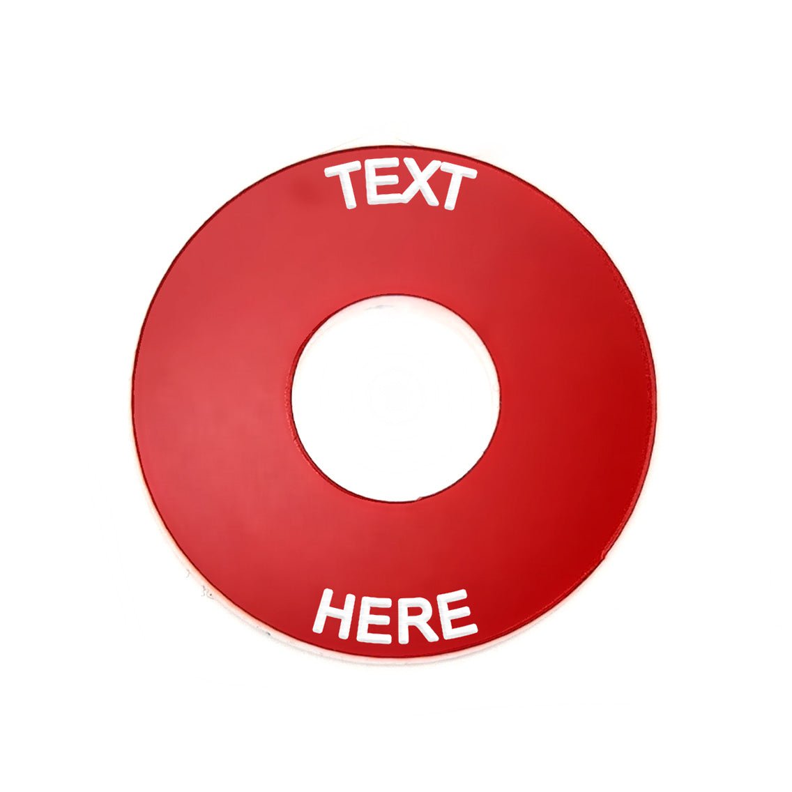 Circle Red - Toggle Switch Tag Tab Labels Classic Car Boat - Classic Gent