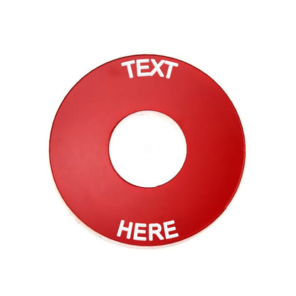 Circle Red - Toggle Switch Tag Tab Labels Classic Car Boat - Classic Gent