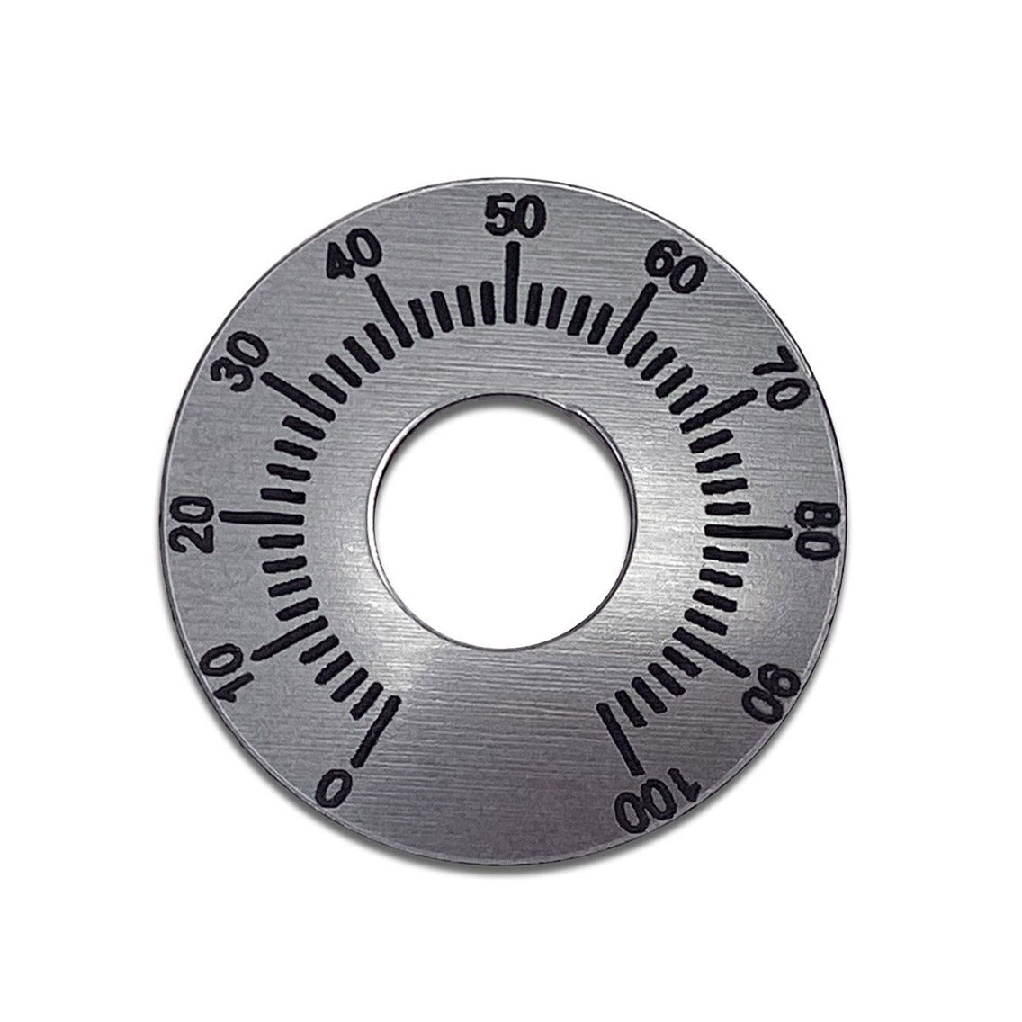 Circle Silver - Dial Switch Tag 1-100 - Classic Gent