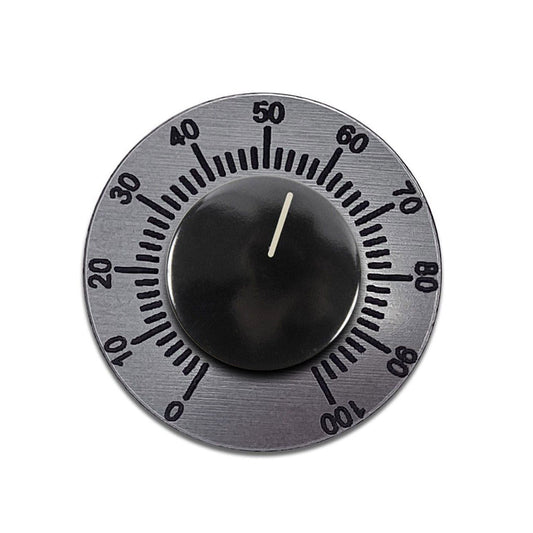 Circle Silver - Dial Switch Tag 1-100 - Classic Gent