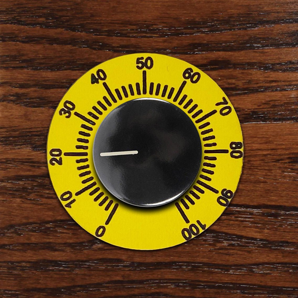 Circle Yellow - Dial Switch Tag 1-100 - Classic Gent