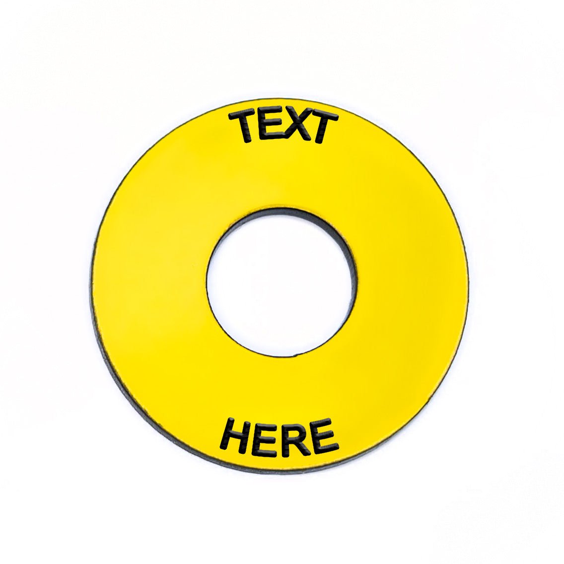 Circle Yellow - Toggle Switch Tag Tab Labels Classic Car Boat - Classic Gent
