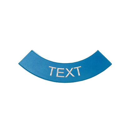 Half Circle Blue - Toggle Switch Tag Tab Labels Classic Car, Boat, Plane - Classic Gent