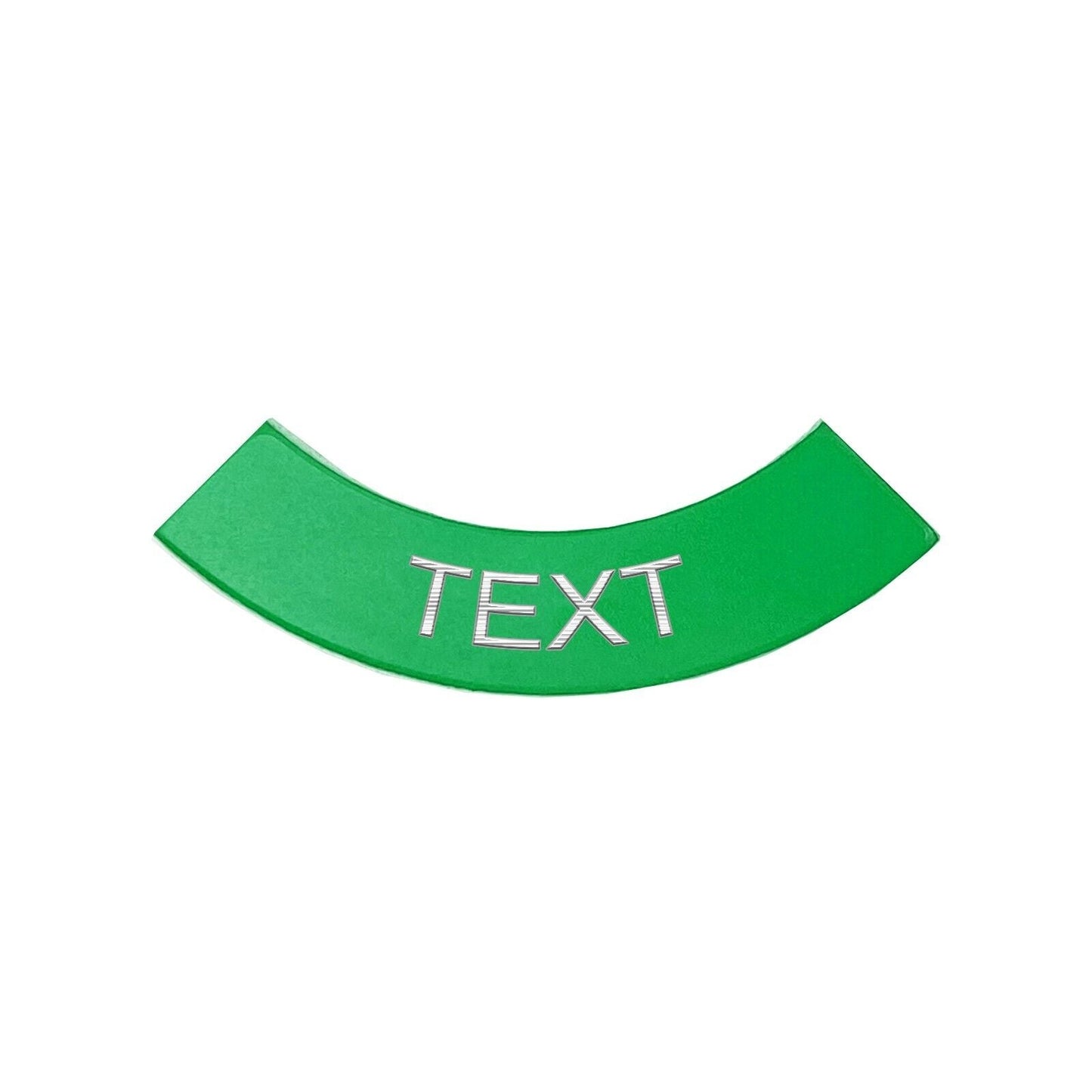 Half Circle Green- Toggle Switch Tag Tab Labels Classic Car Boat - Classic Gent