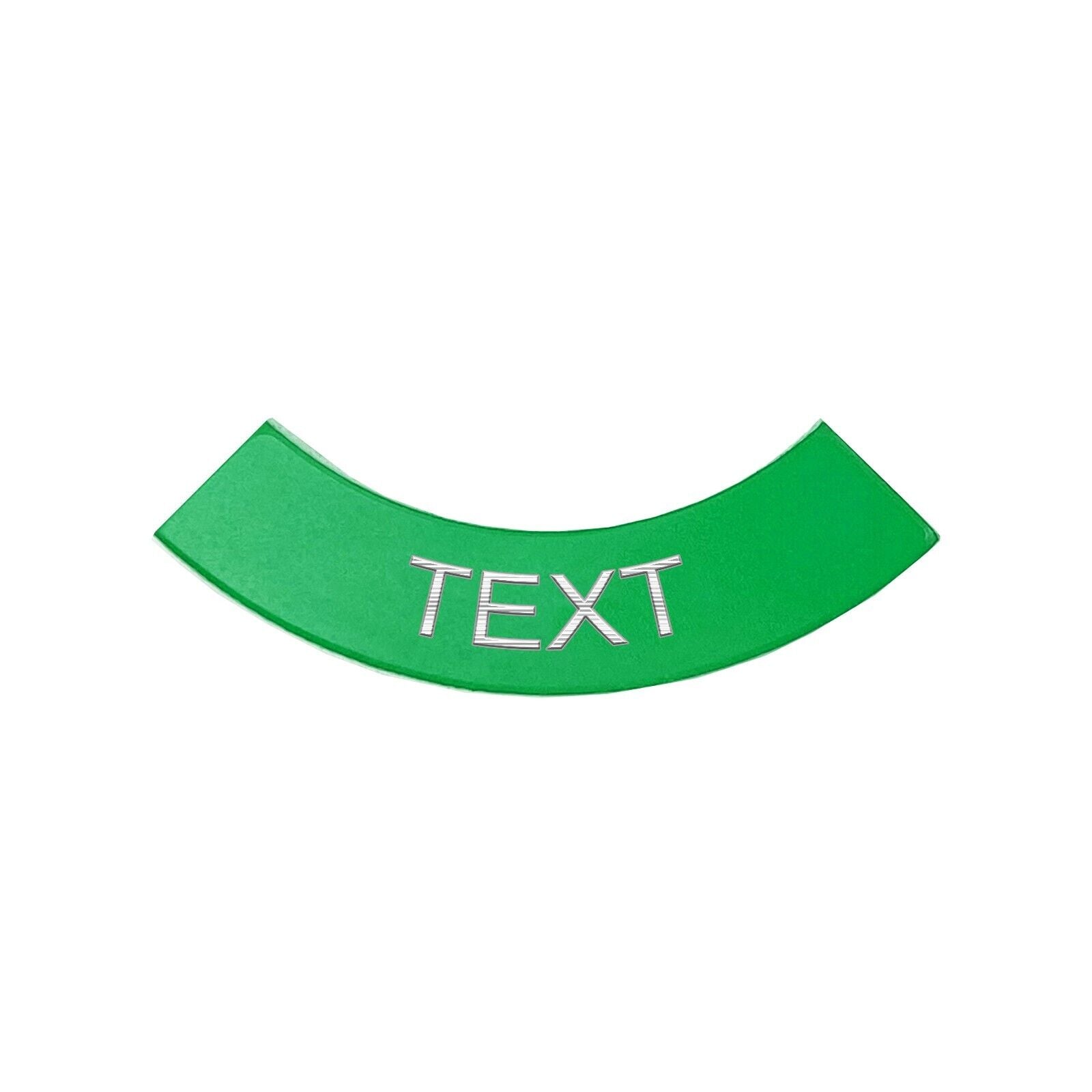 Half Circle Green- Toggle Switch Tag Tab Labels Classic Car Boat - Classic Gent