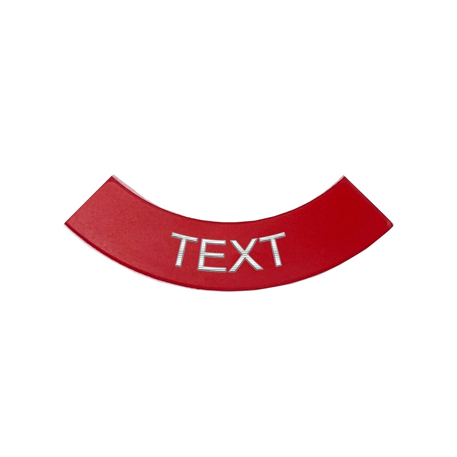 Half Circle White - Toggle Switch Tag Tab Labels Classic Car Boat - Classic Gent