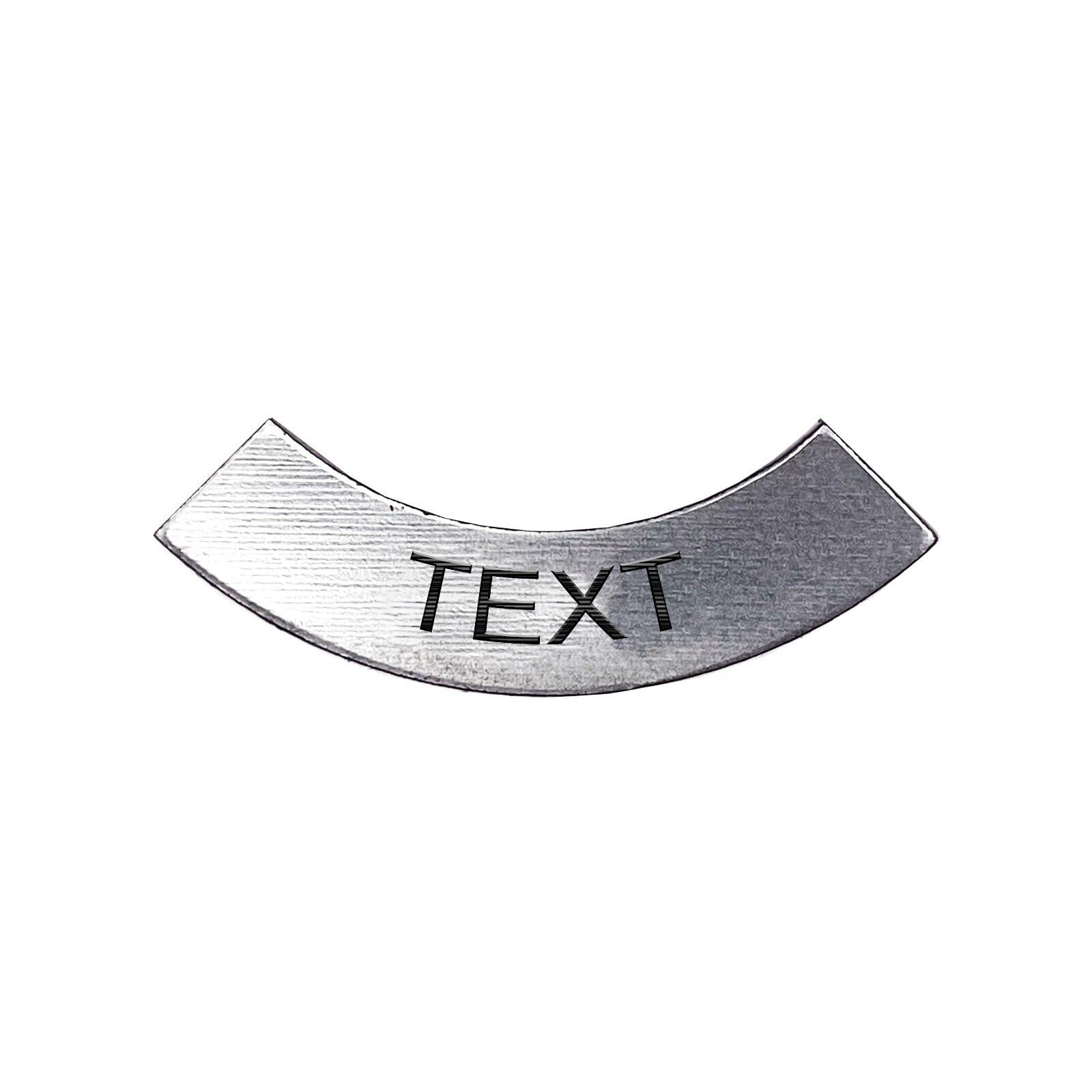 Half Circle White - Toggle Switch Tag Tab Labels Classic Car Boat - Classic Gent