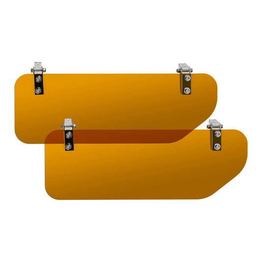 Orange Sun Visor Half Curve Screens For Classic Cars - Classic Gent