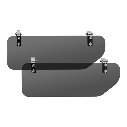 Smoked Grey Sun Visor Half Curve Screens For Classic Cars - Classic Gent