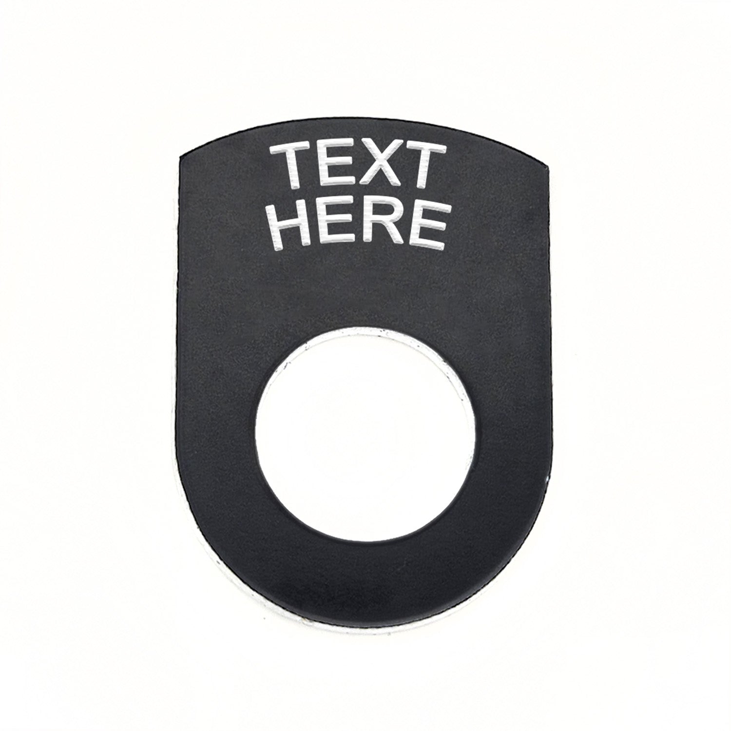 Text Above Black - Toggle Switch Tag Tab Labels Classic Car Boat - Classic Gent