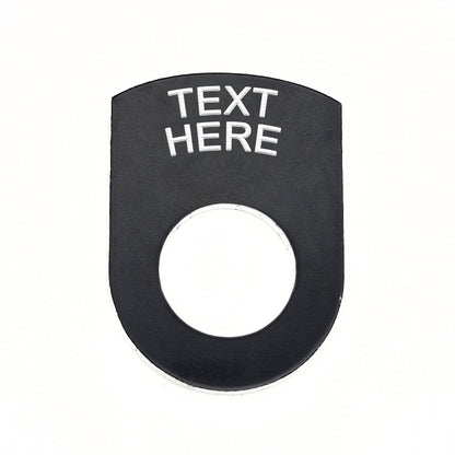 Text Above Black - Toggle Switch Tag Tab Labels Classic Car Boat - Classic Gent
