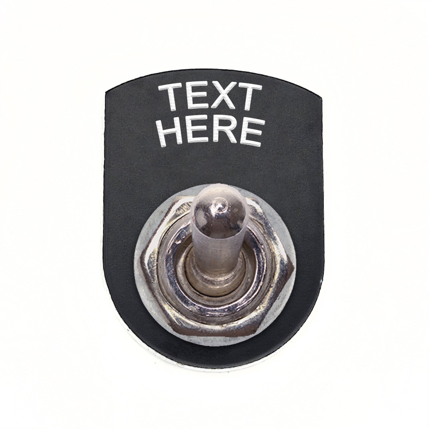 Text Above Black - Toggle Switch Tag Tab Labels Classic Car Boat ...