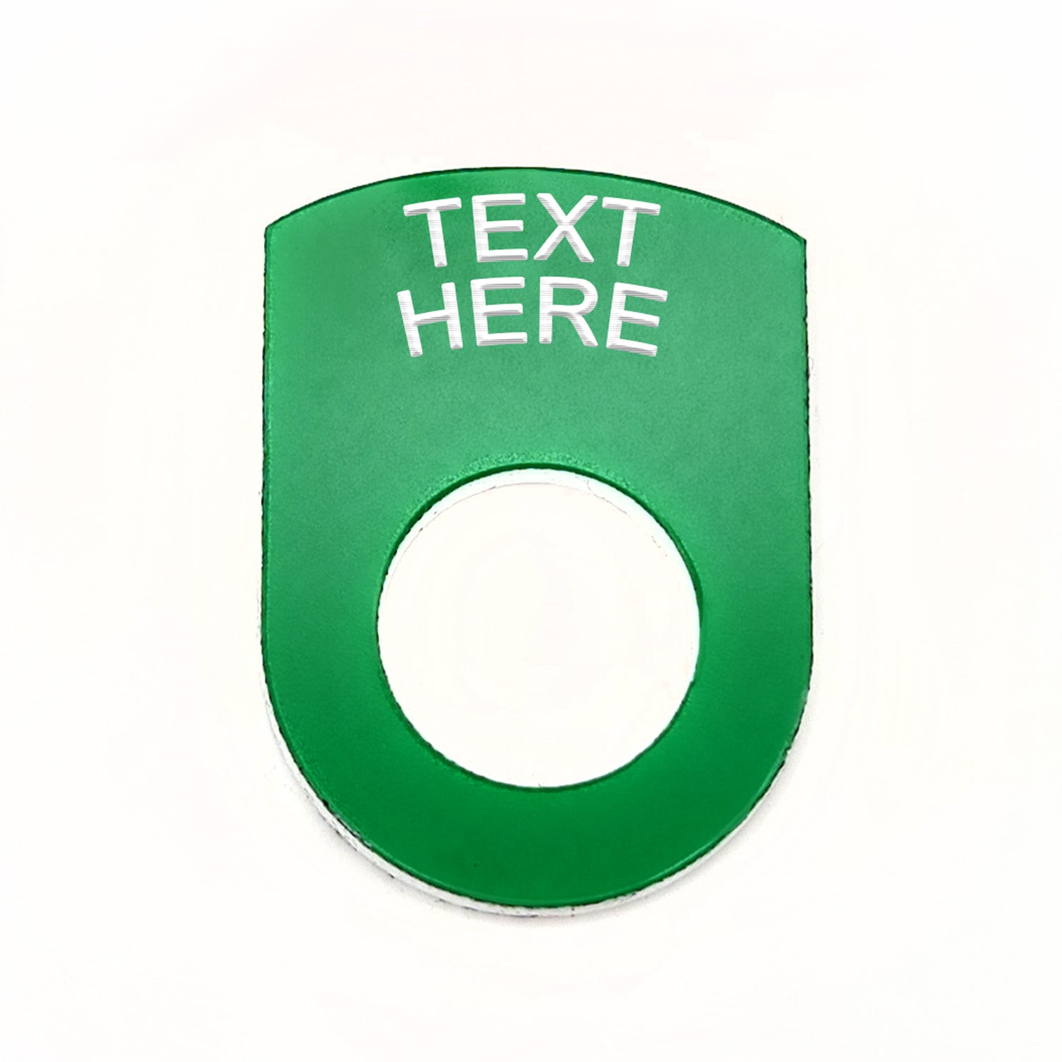 Text Above Green - Toggle Switch Tag Tab Labels Classic Car Boat - Classic Gent