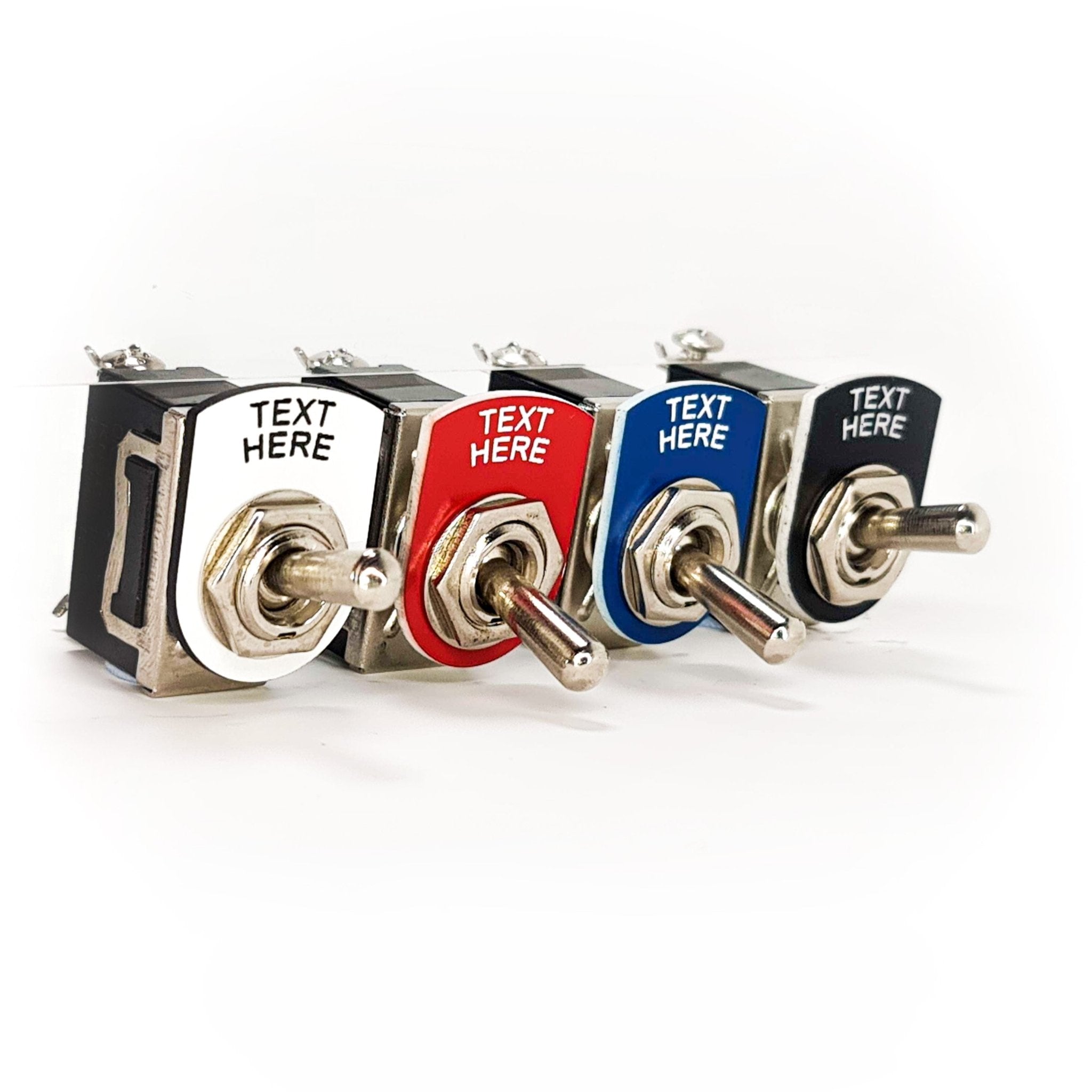 Text Above Green - Toggle Switch Tag Tab Labels Classic Car Boat ...