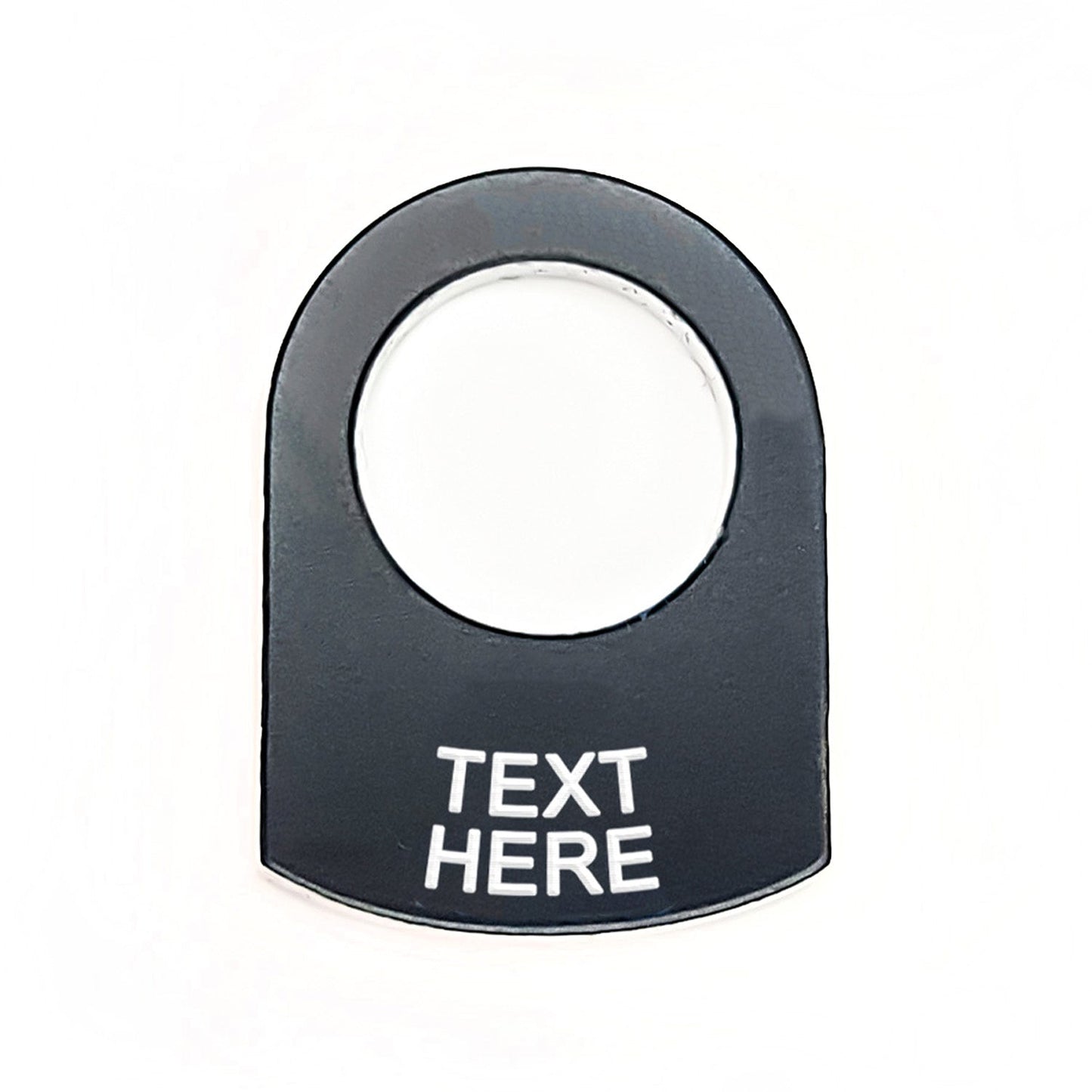 Text Below Black - Toggle Switch Tag Tab Labels Classic Car Boat - Classic Gent