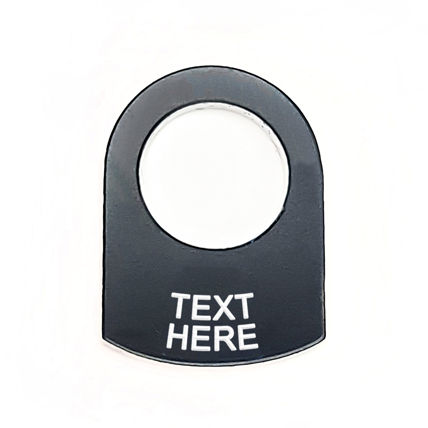 Text Below Black - Toggle Switch Tag Tab Labels Classic Car Boat - Classic Gent