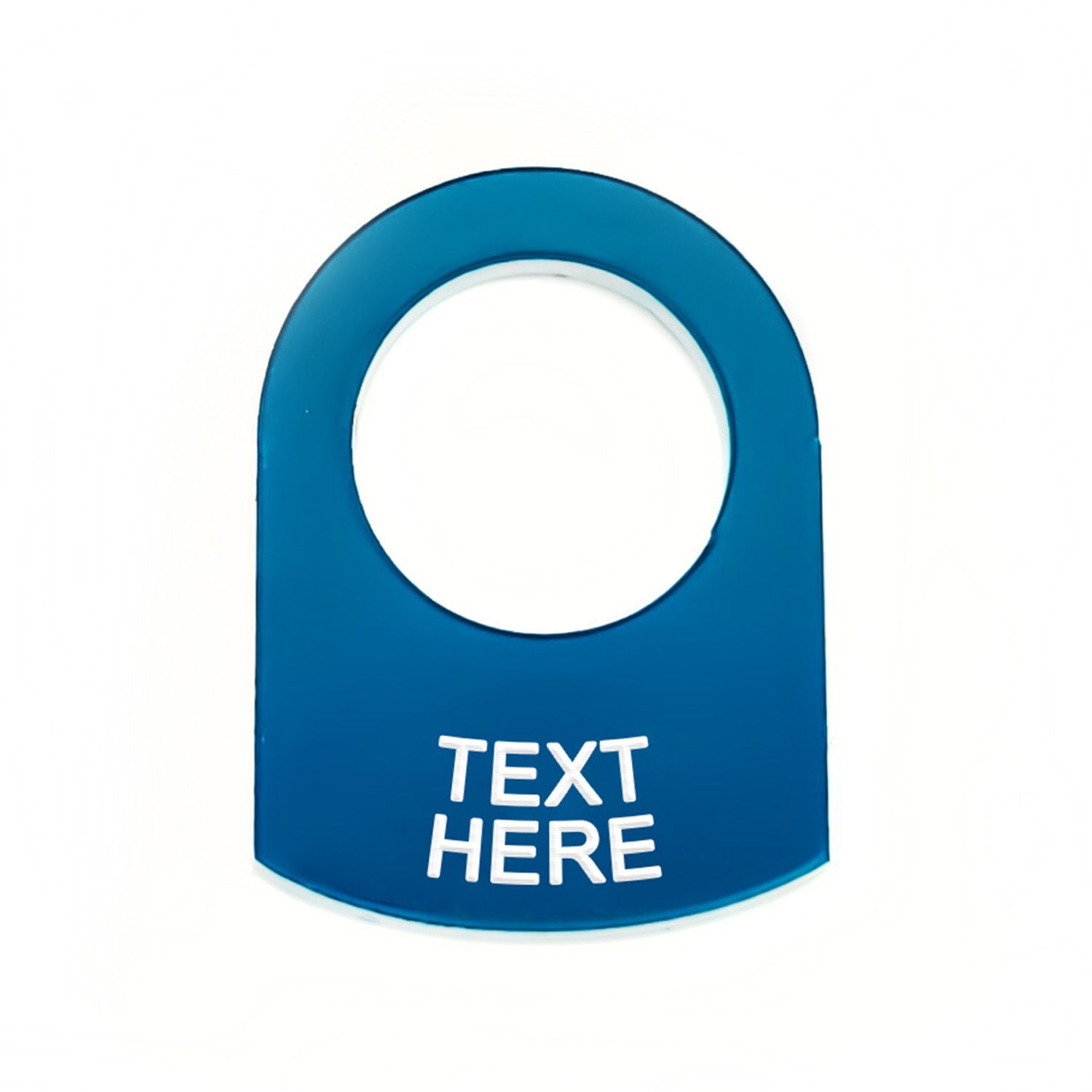 Text Below Blue - Toggle Switch Tag Tab Labels Classic Car Boat - Classic Gent