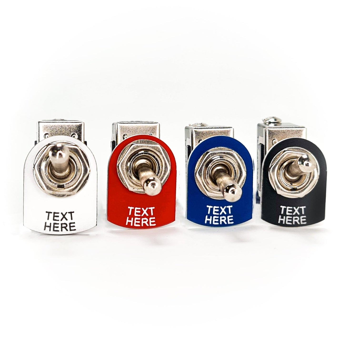 Text Below Walnut - Toggle Switch Tag Tab Labels Classic Car Boat - Classic Gent