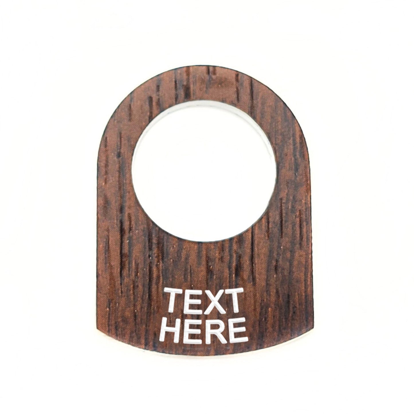 Text Below Walnut - Toggle Switch Tag Tab Labels Classic Car Boat - Classic Gent