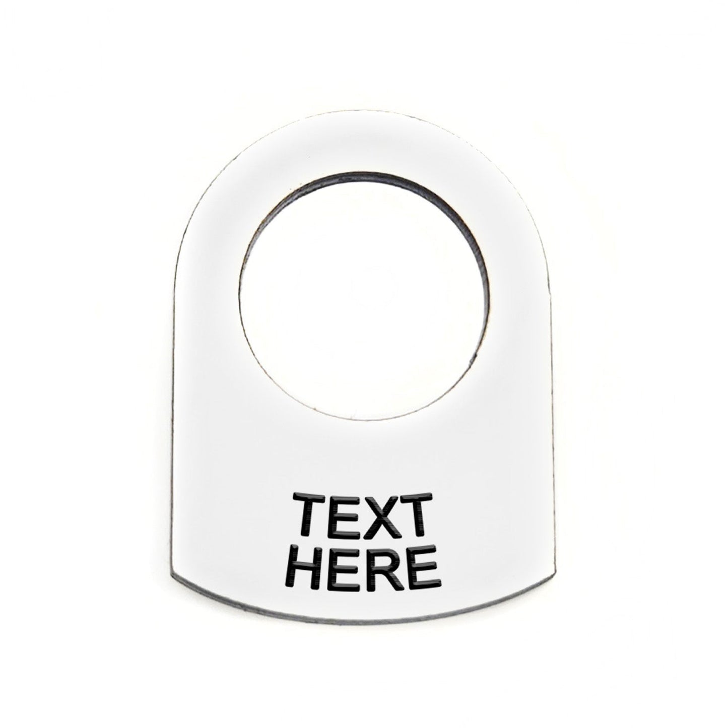 Text Below White - Toggle Switch Tag Tab Labels Classic Car Boat - Classic Gent